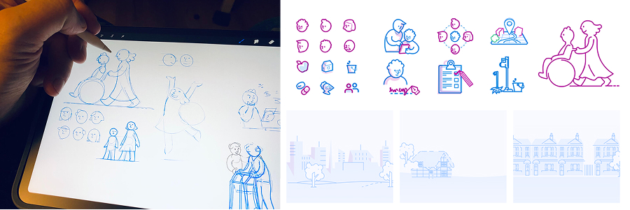 Character Design for the HiCarer App