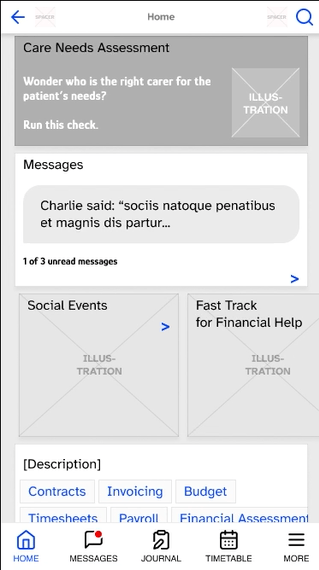 Landing Page Wires